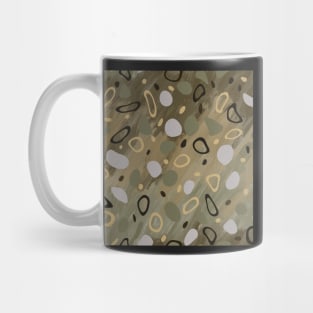 Crazy Circles Abstract Neutral Mug